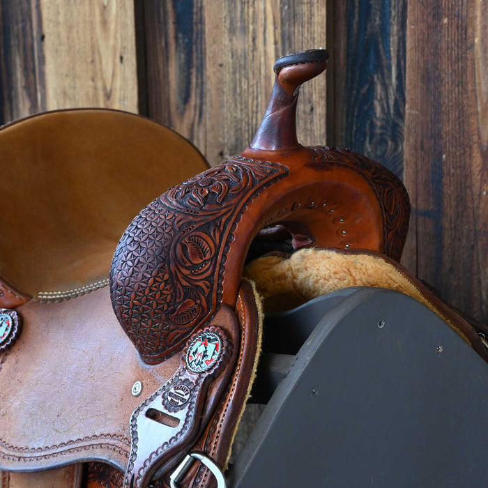 13" USED TESKEY'S BARREL SADDLE