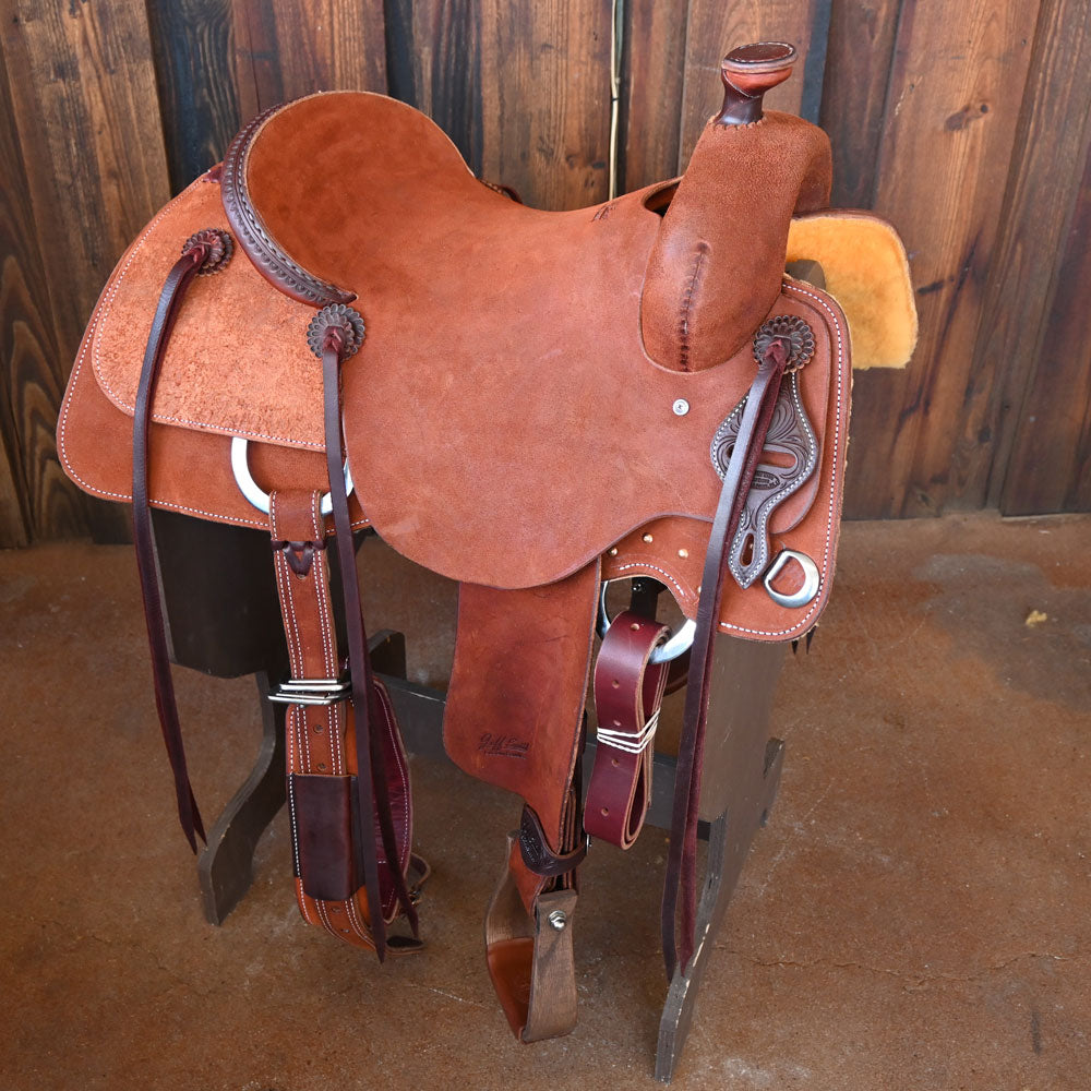 15.5" JEFF SMITH COW HORSE SADDLE