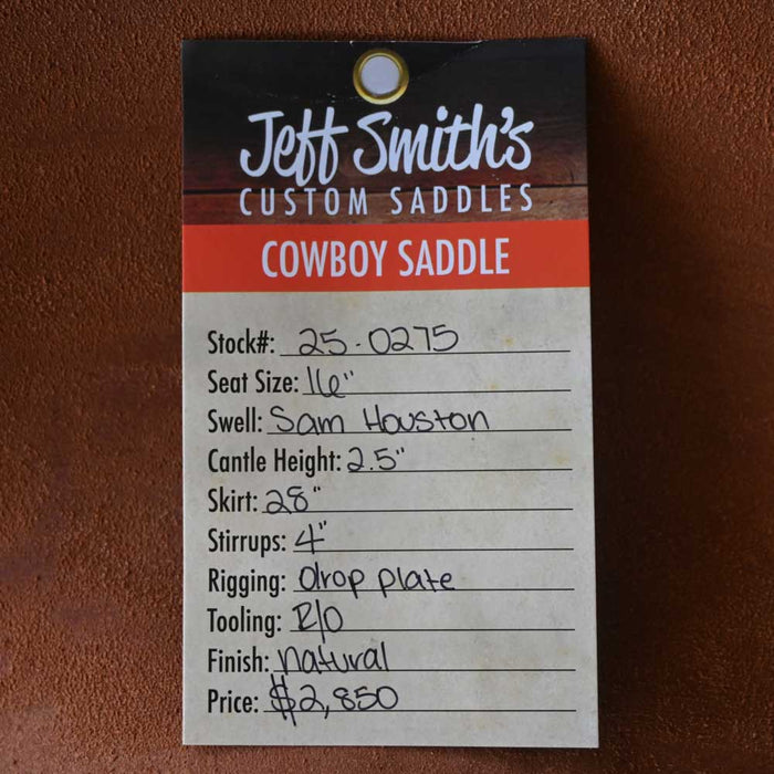 16" JEFF SMITH COWBOY SADDLE Saddles - New Jeff Smith
