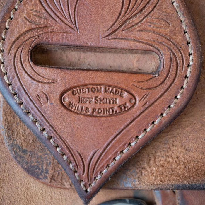16" USED JEFF SMITH CUTTING SADDLE