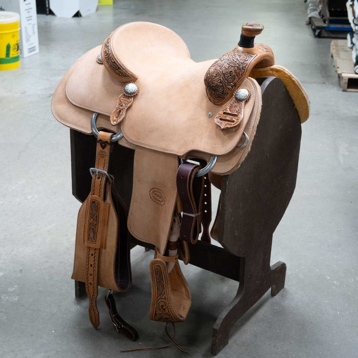 14.5" TESKEY'S CALF ROPING SADDLE Saddles - New Teskey's Saddlery