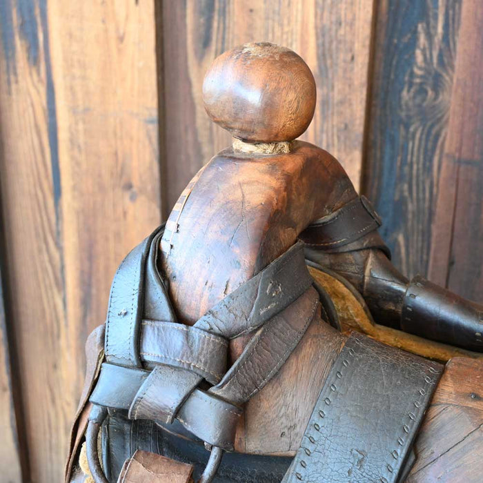 ANTIQUE MEXICAN VAQUERO CHARRO SADDLE _CA976 Collectibles Teskey's