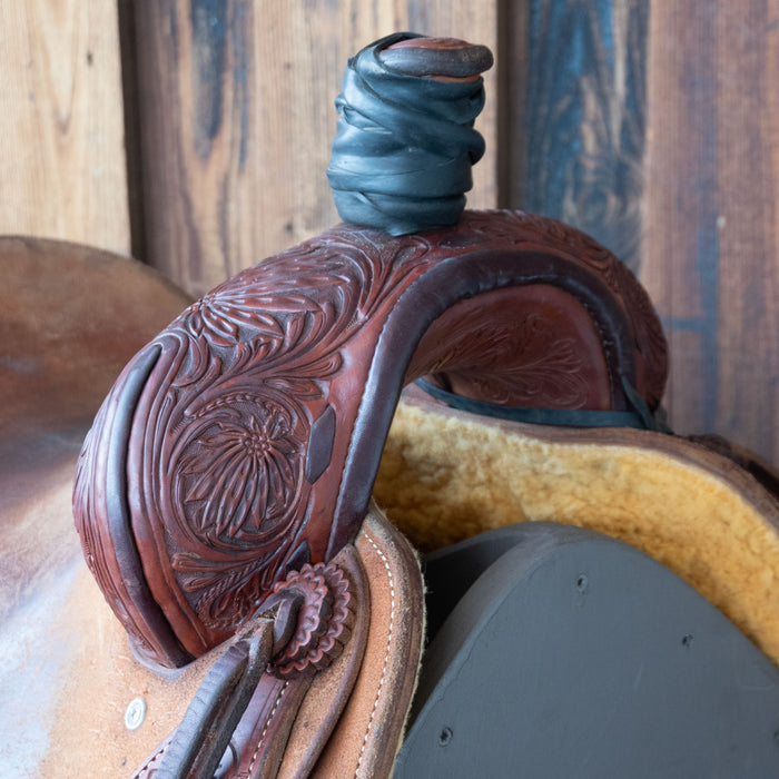 15" USED AUSTIN VALIMONT RANCH CUTTER SADDLE