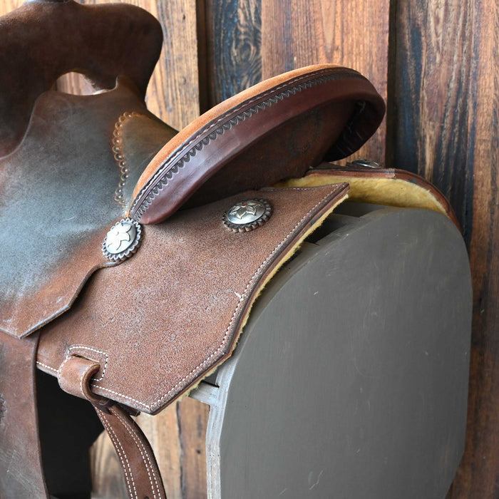13" USED JEFF SMITH BARREL SADDLE Saddles - Used Jeff Smith