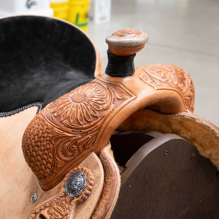 13" TESKEY'S CALF ROPING SADDLE Saddles - New Teskey's Saddlery