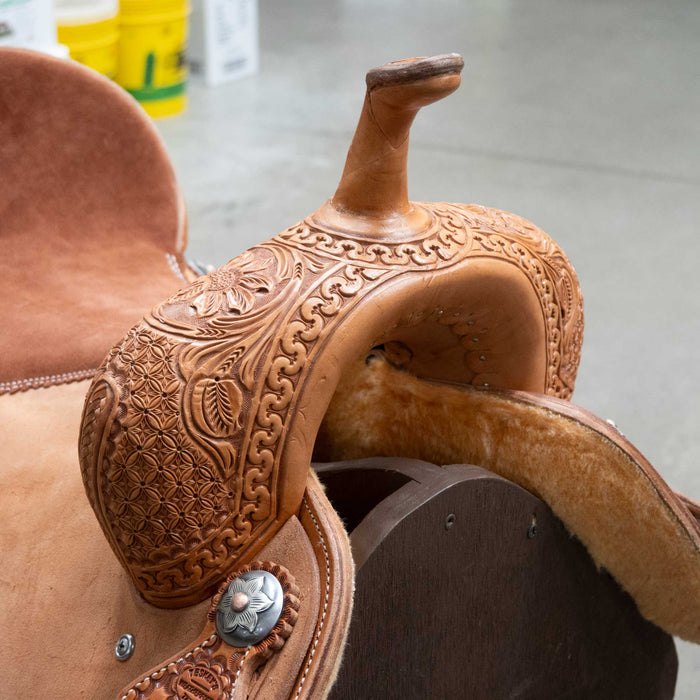 17" TESKEY'S BARREL SADDLE Saddles - New Teskey's Saddlery