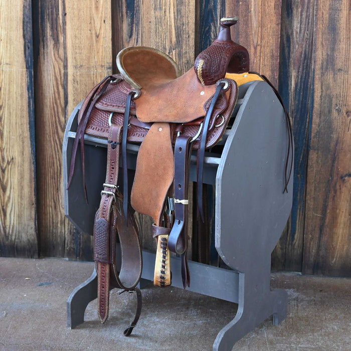 12" USED TESKEY'S JR RANCH ASSOCIATION SADDLE