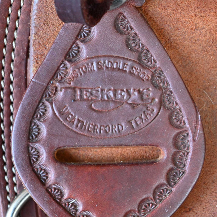 12" USED TESKEY'S JR RANCH ASSOCIATION SADDLE