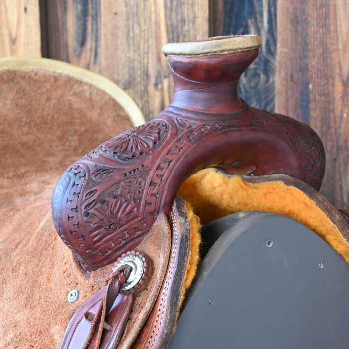 15" USED SHERIDAN POST HORN SADDLE