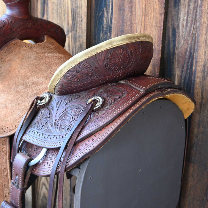 15" USED SHERIDAN POST HORN SADDLE