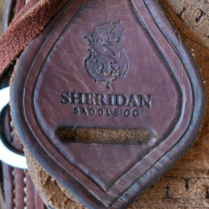 15" USED SHERIDAN POST HORN SADDLE