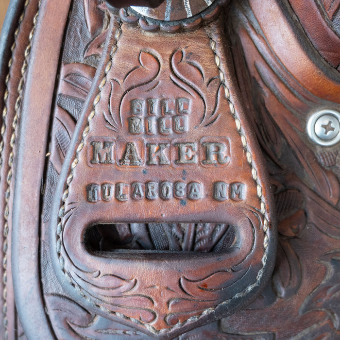 15.5" BILL HILL TEAM ROPING SADDLE