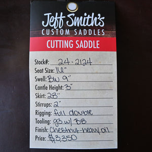 16" JEFF SMITH CUTTING SADDLE Saddles Jeff Smith