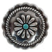 Silver Flower w/Rope Border Tack - Conchos & Hardware MISC