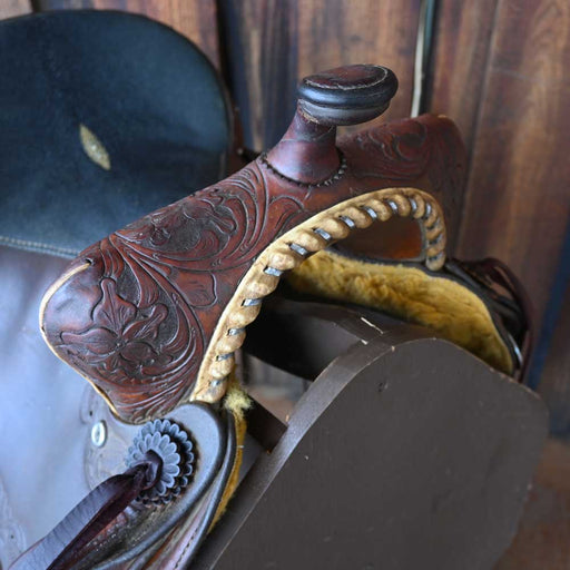 14" USED SHILOH JORDAN PETERSON CONTENDER BARREL SADDLE Saddles - Used Shiloh Saddlery