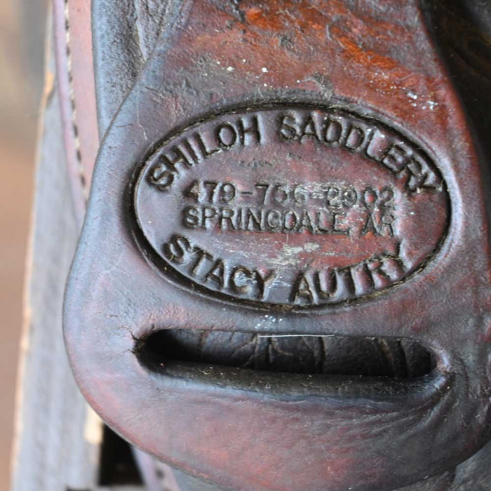 14" USED SHILOH JORDAN PETERSON CONTENDER BARREL SADDLE Saddles - Used Shiloh Saddlery