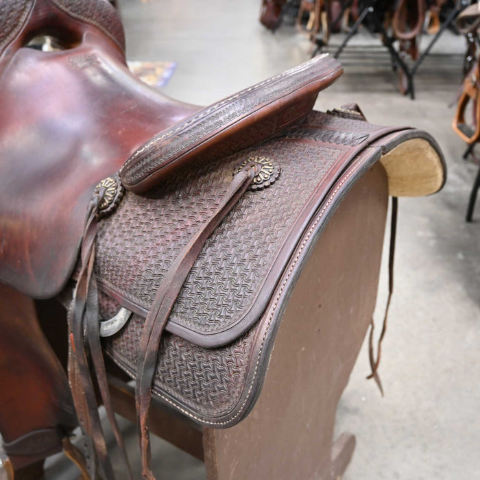 15.5" USED JEFF SMITH CUTTING SADDLE