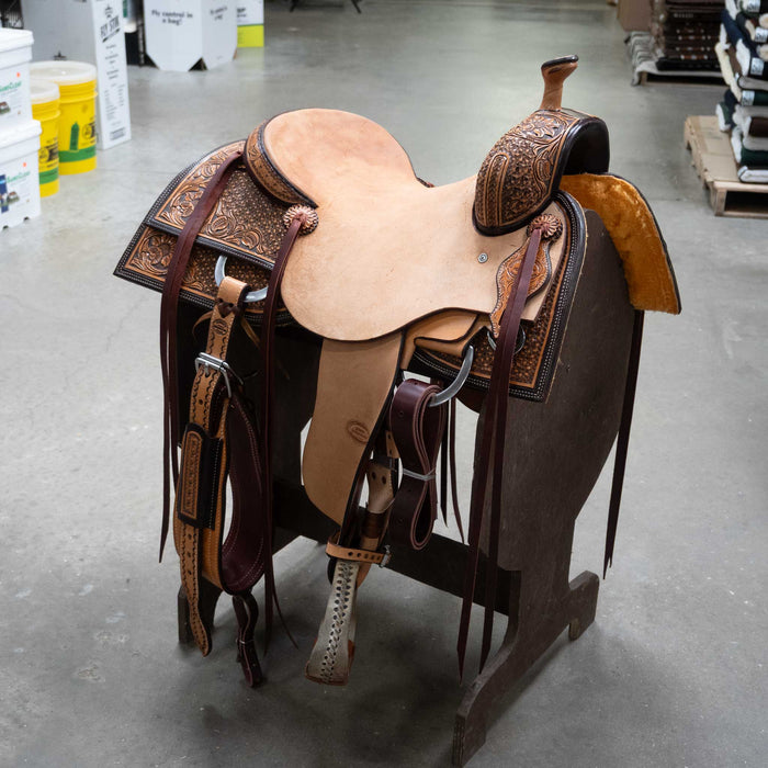 15.5" TESKEY'S RANCH VERSATILITY SADDLE Saddles - New Teskey's Saddlery