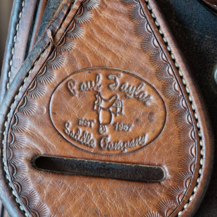 15.5" USED PAUL TAYLOR BARREL SADDLE