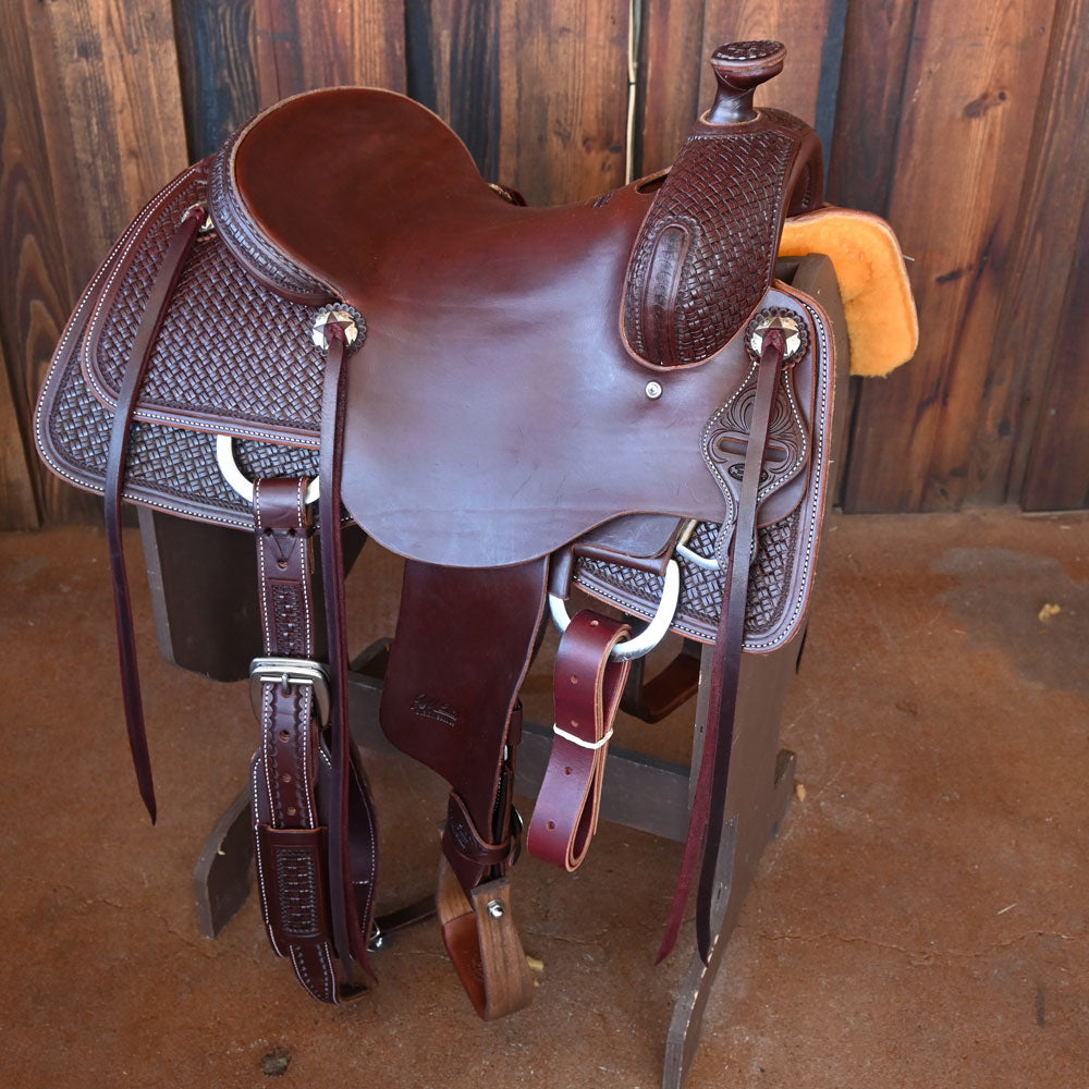 15.5" JEFF SMITH COW HORSE SADDLE Saddles Jeff Smith