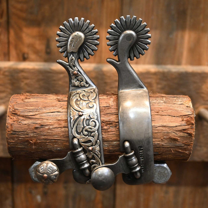 Kerry Kelley Women's #85 Silver Mounted Spurs Tack - Spurs Kerry Kelley