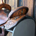 13.5" USED DOUBLE J POZZI PRO BARREL SADDLE Saddles - Used DOUBLE J SADDLERY