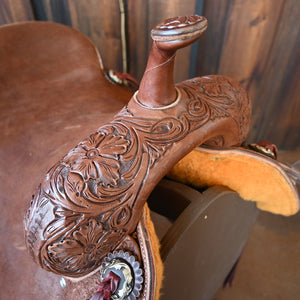 15.5" JEFF SMITH CUTTING SADDLE Saddles Jeff Smith