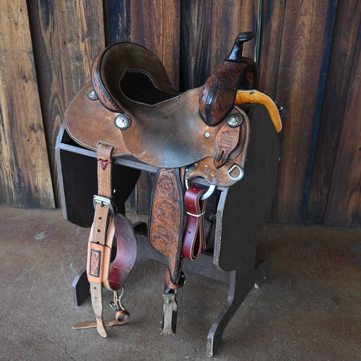14" USED JEFF SMITH XTREME BARREL SADDLE Saddles - Used Jeff Smith