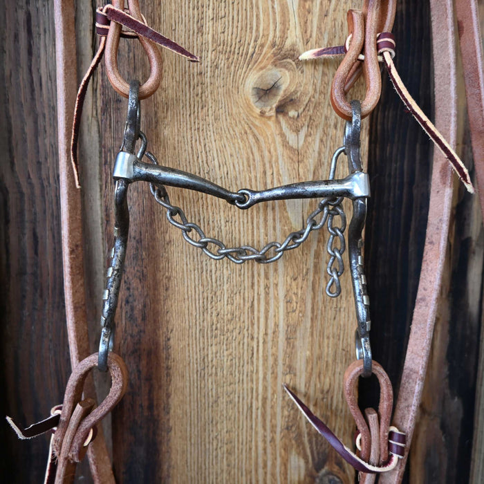 Shank Snaffle Bridle Rig w/ Single Ear Headstall
