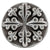 Silver Floral Cross