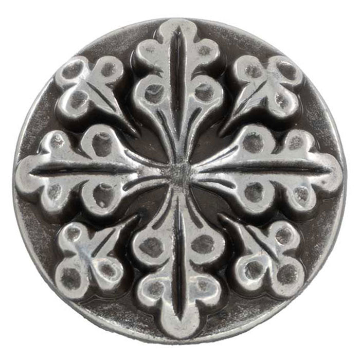 Silver Floral Cross Tack - Conchos & Hardware MISC   