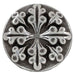 Silver Floral Cross Tack - Conchos & Hardware MISC   