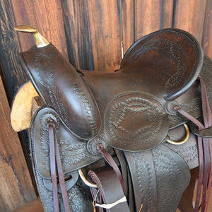 ANTIQUE JUMBO BRAND SADDLE _CA979 Collectibles Teskey's