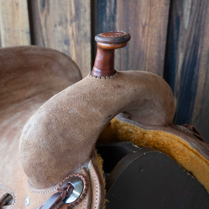 14" USED TRENT WARD RANCH CUTTER SADDLE