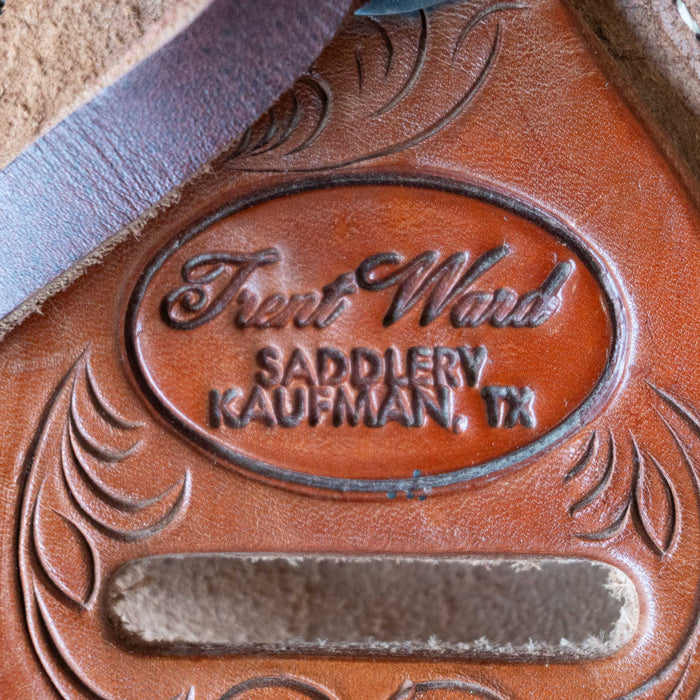 14" USED TRENT WARD RANCH CUTTER SADDLE