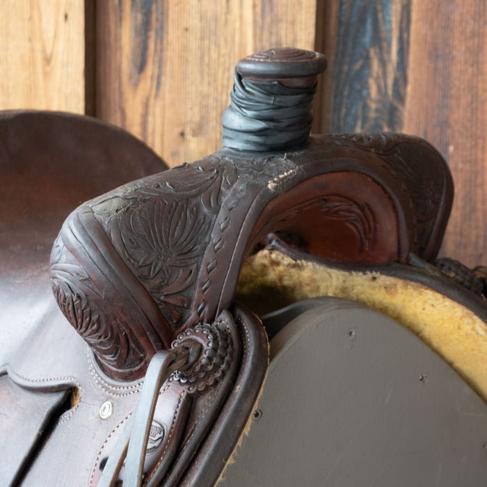 15.5" USED COWPUNCHER RANCH SADDLE