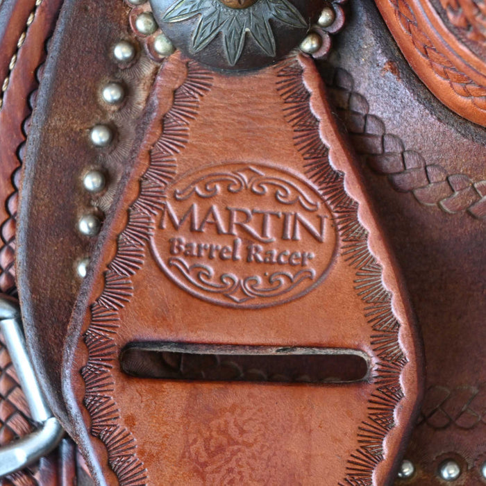 13.5" USED MARTIN BARREL SADDLE Saddles - Used Martin Saddlery