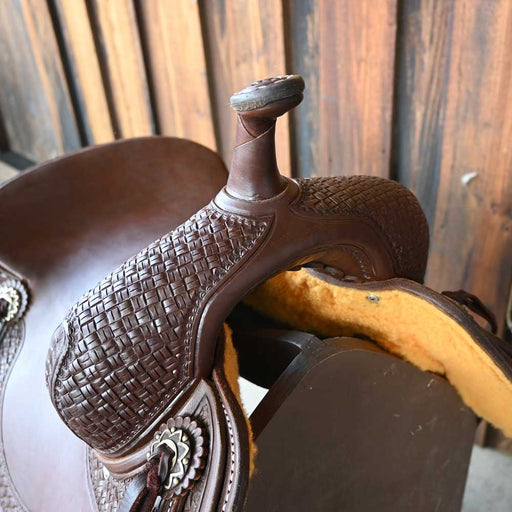 16" USED JEFF SMITH BUSTER WELCH CUTTING SADDLE Saddles - Used Jeff Smith