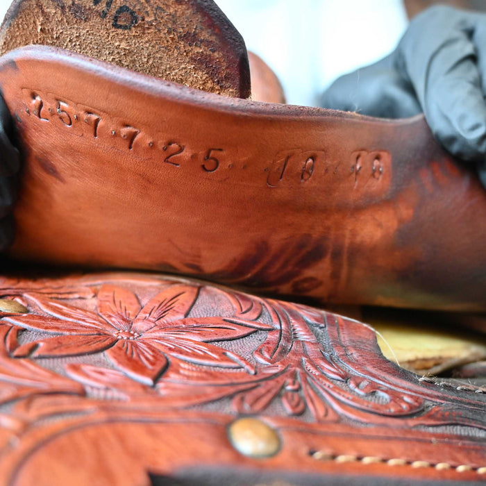 13.5" USED MARTIN BARREL SADDLE Saddles - Used Martin Saddlery