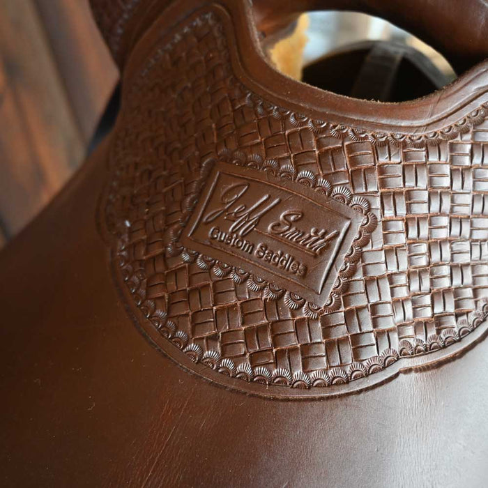 16" USED JEFF SMITH BUSTER WELCH CUTTING SADDLE Saddles - Used Jeff Smith