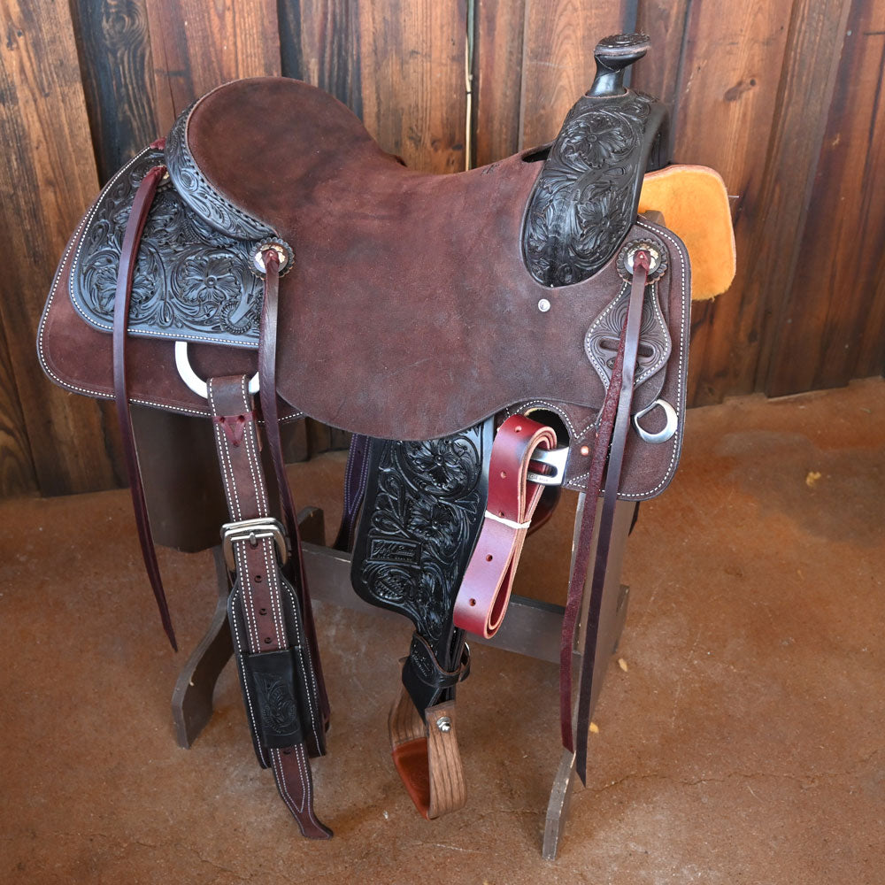 16.5" JEFF SMITH COW HORSE SADDLE Saddles Jeff Smith