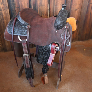 16.5" JEFF SMITH COW HORSE SADDLE Saddles Jeff Smith