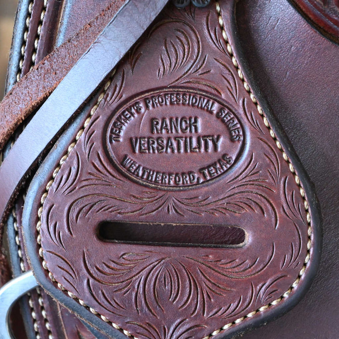 16.5" USED TESKEY'S RANCH VERSATILITY SADDLLE Saddles - Used Teskey's Saddlery