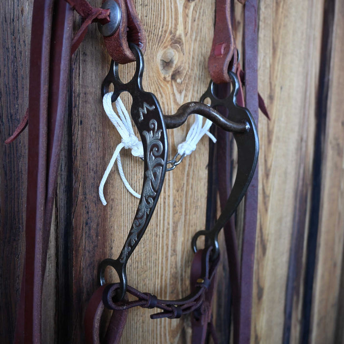 Kerry Kelley Solid Port Bridle Rig w/ Split Ear Headstall