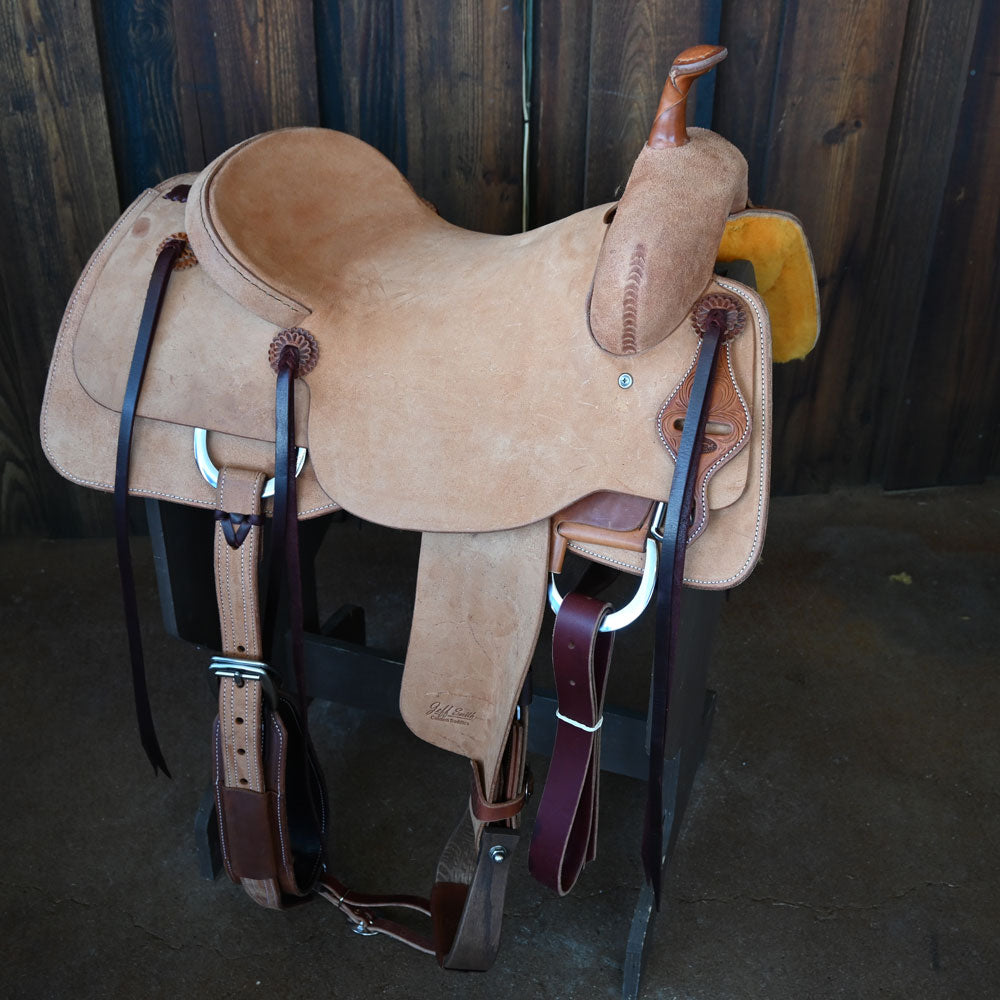 16.5" JEFF SMITH CUTTING SADDLE Saddles Jeff Smith