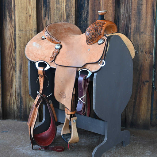 14" DEMO TESKEY'S CALF ROPING SADDLE Saddles - Used Teskey's Saddlery