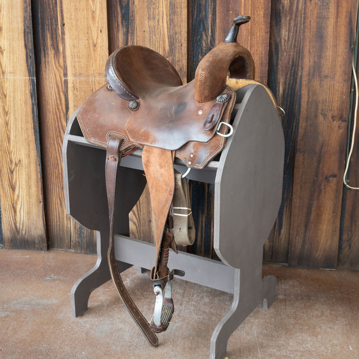 13" USED ROBBIE PHILLIPS BARREL SADDLE