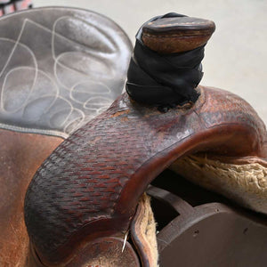 15.5" USED ROPING SADDLE Saddles SHOPMADE   