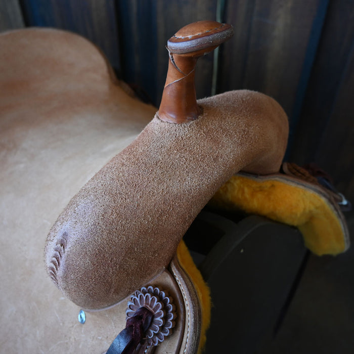 16.5" JEFF SMITH BUSTER WELCH CUTTING SADDLE Saddles - New Jeff Smith