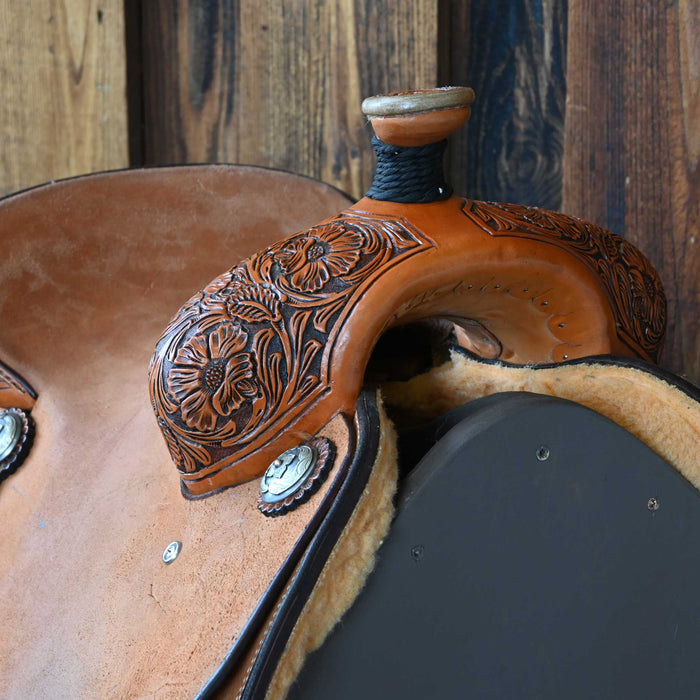 14" DEMO TESKEY'S CALF ROPING SADDLE